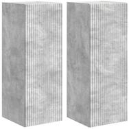 vidaXL TV-Schrank TV-Wandschrank 2 pcs Beton 30 x 31 x 80 cm Holzwerkstoff