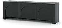 Prima-Online TV-Schrank Lowboard Vento Schwarz Breite: 153,5cm / H&ouml;he: 51cm /