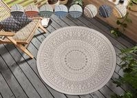 HANSE Home Teppich Porto Wendeteppich, rund, H&ouml;he: 5 mm, In-& Outdoor,...