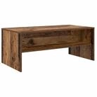 vidaXL Couchtisch Couchtisch Altholz 100 x 50 x 40 cm Holzwerkstoff (1-St)