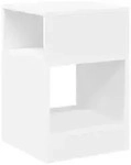 vidaXL Beistelltisch Beistelltisch Wei&szlig; 30,5 x 30 x 45 cm Holzwerkstoff (1-St)