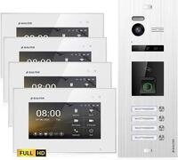 Balter Video-T&uuml;rsprechanlage EVO HD Fingerprint RFID f&uuml;r 4 Familienhaus, 4x...