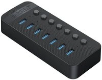 ORICO Orico CT2U3-7AB USB Hub 7-Port USB-A 3.0 Schwarz USB-Adapter