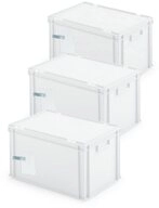 BRB-Lagertechnik Aufbewahrungsbox BRB 3x Ordner-Archivboxen, f&uuml;r je 7 Ordner...