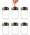 BURI Vorratsglas 6x Vakuum Vorratsglas Glas 1300ml Vorratsgl&auml;ser Vakuumdeckel