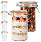 relaxdays Einmachglas Einmachgl&auml;ser 6er Set 500 ml, Glas