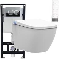 Bernstein WC-Komplettset Dusch-WC PRO+ 1104, Wandmontage, (Vorwand-Set 3-St. WC,