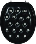 Primaster WC-Sitz Primaster WC-Sitz mit Strasssteinen, Abnehmbar Absenkautomatik