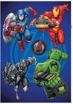 Komar Wandtattoo Avengers Mech Strike - Gr&ouml;&szlig;e 50 x 70 cm (5 St),...