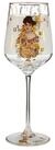 Goebel Weinglas Gustav Klimt, Glas, Echtgolddekor, Mehrfarbig, Adele Bloch-Bauer, H: