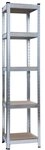 SCHULTE Regalwelt Schwerlastregal mit 5 MDF-B&ouml;den, 180x40x40 cm, 150 kg/Boden,