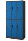 Jan Nowak Mehrzweckschrank Metall Kleiderspind 90 cm IGOR 6 F&auml;cher abschlie&szlig;bar