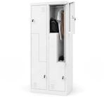 Jan Nowak Mehrzweckschrank Metall Kleiderspind 80 cm JULIA L-Form 4 F&auml;cher