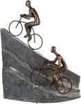 Casablanca by Gilde Dekofigur Skulptur Racing, bronzefarben/grau (1 St),
