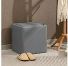 HOMCOM Sitzbank Sitzhocker Hocker mit Deckel, Kunstleder 40 x 40 x 40 cm (Bank...
