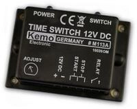 Kemo Zeitschaltuhr Zeitschalter 12 - 15 V/DC, max. 3A, Kemo M113A
