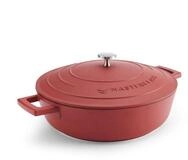 MasterClass Kasserolle MasterClass, Aluminiumguss, flach, 2,5 L, ultraleicht,
