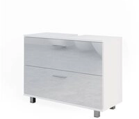 Vicco Waschbeckenunterschrank Ilias, Wei&szlig; Hochglanz, 80.2 x 60.8 cm (1-St)