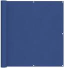 vidaXL Seitenmarkise 110 x 800 cm Balkonsichtschutz Blau 110x800 cm Oxford-Stoff