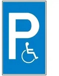 wolk Verkehrsschild SafetyMarking Parkplatzschild Alu B400xH600 mm Nur f&uuml;r