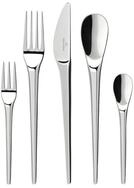 Villeroy & Boch Besteck-Set NewMoon Tafelbesteck 180er Set (180-tlg), Edelstahl,