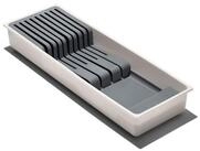 OXO Good Grips Schubladeneinsatz OXO Kompakter Messerschubladen Organizer (1...