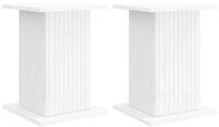 vidaXL Blumenst&auml;nder Pflanzenst&auml;nder 2 stk. Wei&szlig; 30,5 x 30 x 43 cm...