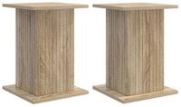 vidaXL Blumenst&auml;nder Pflanzenst&auml;nder 2 stk. Sonoma-Eiche 30,5 x 30 x 43 cm (2...