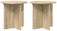 vidaXL Blumenst&auml;nder Pflanzenst&auml;nder 2 Stk. Sonoma-Eiche 40 x 40 x 40 cm (2...