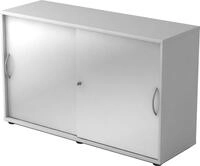 b&uuml;m&ouml; Aktenschrank office Schiebet&uuml;renschrank Dekor: Grau/Silber - Griffe: