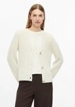 s.Oliver Cardigan Strickjacke Strickjacke mit V-Ausschnitt aus Baumwollmix