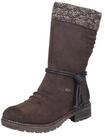 Rieker Winterstiefel Winterboots, Blockabsatz, TEX-Membran, mit gestricktem