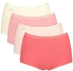 sloggi Maxislip Basic+ Maxi (4er Pack) perfekter Sitz, besonders weiche N&auml;hte,
