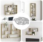 vidaXL Montagezubeh&ouml;r, Schl&uuml;sselloch-H&auml;nger 3673 pcs Silber 45 x 16 x 3.5 mm...