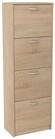 Home Collective Schuhschrank mit 4 aufklappbaren Schubladen, Schuhregal mit 4