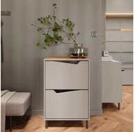 Vicco Schuhkipper Marelle, Greige/Artisan, 60 x 91.6 cm mit 2 F&auml;chern (1 St)