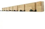 HOME DELUXE Garderobenleiste inkl. Haken und Magnete, Wandgarderobe,...