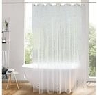 AooHome Duschvorhang Duschvorhang Transparent 200x200cm Magnete Waserdicht Eva...