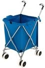 COSTWAY Einkaufstrolley, 90 l, bis 55 kg, mit R&auml;dern & Griff, klappbar