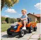 AIYAPLAY Elektro-Kindertraktor Aufsitz-Traktor mit Fernbedienung, Belastbarkeit...