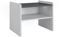 Vicco Sitzbank Roman, Wei&szlig;/Anthrazit, 53.5 x 41.1 cm (1-St)