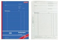 Herlitz Gesch&auml;ftspapier Herlitz Rechnungsbuch 306 / A4 / 2x 40 Blatt /