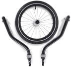 Croozer Fahrradkinderanh&auml;nger Yuuna Jogger-Set - Farbe: Schwarz, Robuste,...
