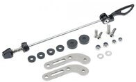 racktime Laufrad racktime Schnellspanner-Adapterset 180 mm Silber -