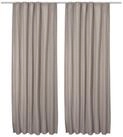 Beautissu Vorhang 2er Set Thermovorhang Gardine Sand Amelie TK, 140x245cm,...