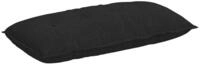 vidaXL R&uuml;ckenkissen R&uuml;ckenkissen Schwarz 100 x 19 x 50 cm Stoff, 1-tlg.