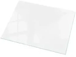 Tulup Tischplatte Tisch Glasplatte Ersatz Glatte wei&szlig;e Farbe Ersatzplatte Glas...
