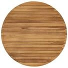 vidaXL Tischplatte Tischplatte &Oslash; 80 x 3,5 Rund Massives holz Natur (1 St)