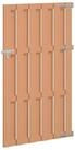 vidaXL Gartentor 100 x 180 cm Gartentor 100x180 cm WPC und Aluminium Braun
