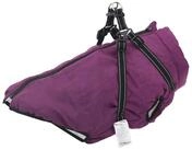 vidaXL Hundemantel, Hundemantel mit Geschirr Lila 6XL Fleece und Polyester